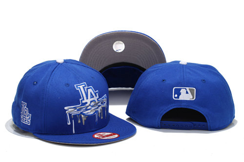 Los Angeles Dodgers Blue Snapback Hat YS 1